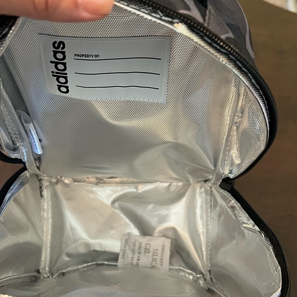 NWT Adidas Insulated Santiago Lunch bag black and gray camo print. - Picture 5 of 8